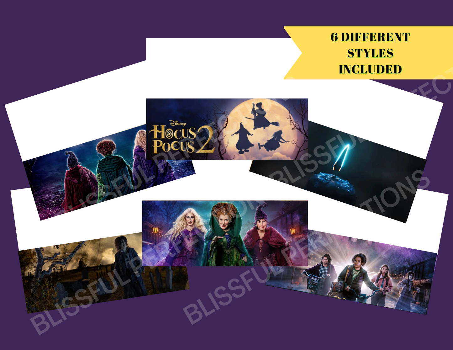 Hocus Pocus Treat Bag Toppers - Hocus Pocus Favor Bag Toppers