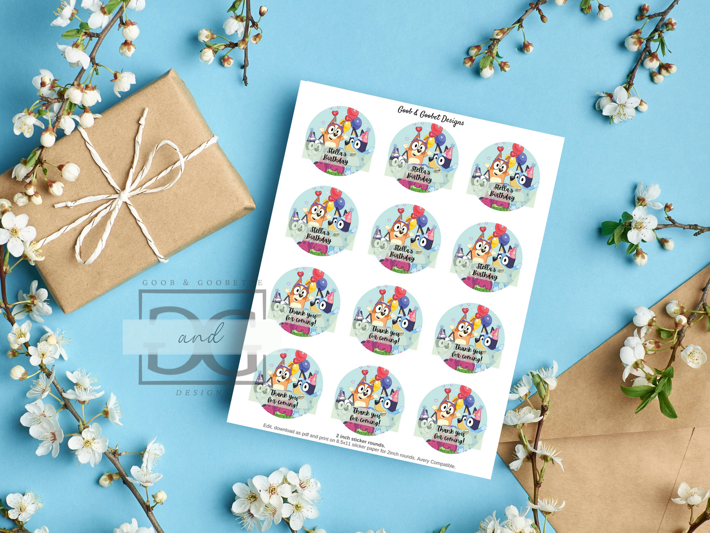 Bluey Stickers