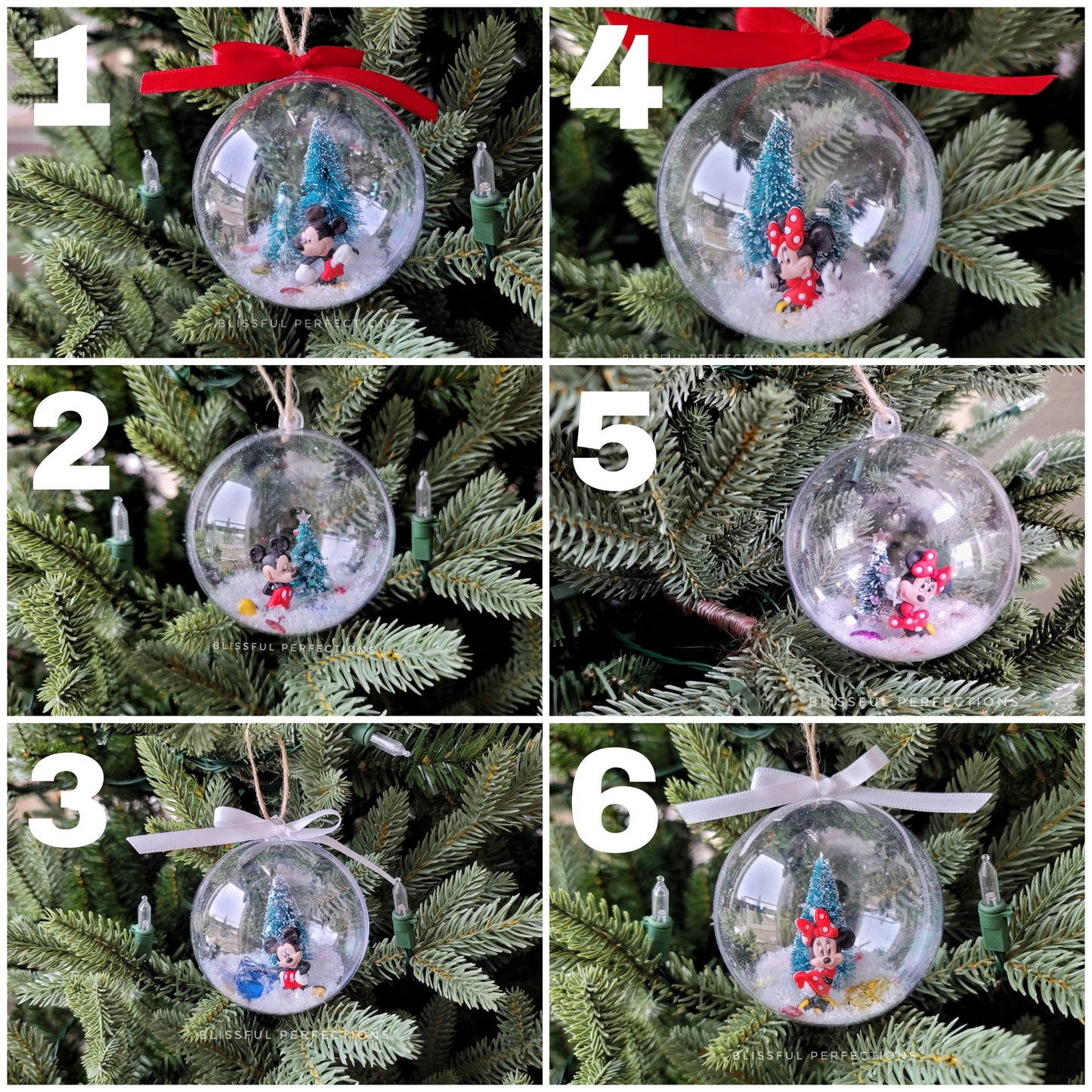 Mickey Mouse Ornaments - Minnie Mouse Ornaments